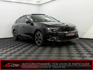 Opel Astra 1.2 Turbo Hybrid Ultimate Panoramadak, 360 Camera, Navi, Keyless start, Memory stoelen, Elektrische achterklep, Cruise control, Stoelverwarming
