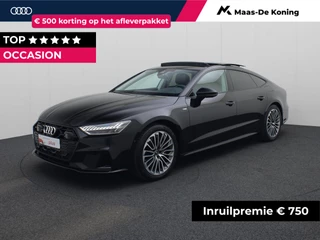 Audi A7 Sportback 55 TFSIe 270kW/367PK quattro S Line · Panoramadak · 360° Camera + Parkeersensoren · Leder · Trekhaak· Garantie t/m 10-01-2028 of 80.000km · TOPDEAL