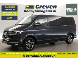 Volkswagen Transporter 2.0 TDI L2H1 30 Bulli | Dubbele Cabine | 5 Persoons | 150PK DSG Automaat Airco Camera Carplay LED Virtual Navi PDC 17"LMV