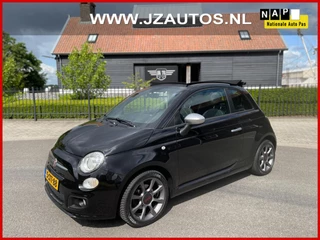 Fiat 500 C 0.9 TwinAir SPORT S CARBRIO AIRCO NAVIGATIE DEELS LEER LM-VELGEN