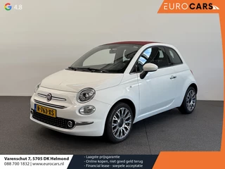 Fiat 500 C 1.2 Star Navigatie Climate Control Parkeersensoren Virtual Cockpit Cruise control Leder  LMV 16"