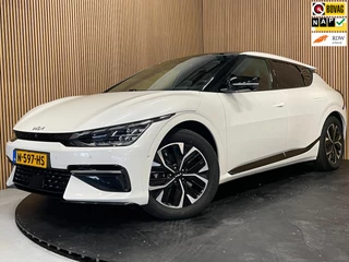 Hoofdafbeelding Kia EV6 Kia EV6 GT-Line 77.4 kWh|92,7% SOH|FULL OPTION|PANO|AFN. TREKHAAK|STOELVERW+VENT|STUURVERW.|360 CAMERA|CARPLAY|INCL.BTW|1e EIG.|NL