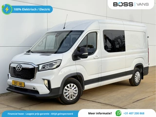 Maxus eDeliver9 89 kWh NIEUW! Dubbele Cabine 7-Persoons 334km WLTP L3H2 204PK LED Snelladen Airco Adaptieve Cruise Carplay Camera DOKA