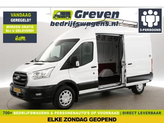 Ford Transit 350 2.0 TDCI L3H3 Airco Cruise PDC 3 Persoons 2xSchuifdeur Imperiaal Trekhaak