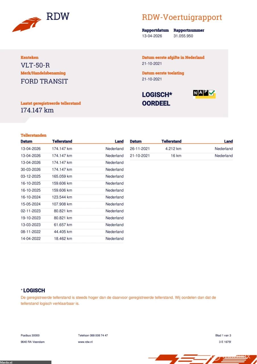 Hoofdafbeelding Ford Transit