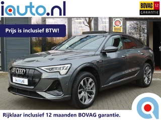 Hoofdafbeelding Audi e-tron Audi e-tron Sportback 55 quattro S-Line 95 kWh Pano/Matrix LED/Camera/Optiek Zwart/ACC/Elek. stoelen/20"