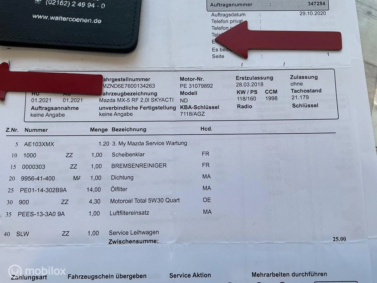Hoofdafbeelding Mazda MX-5