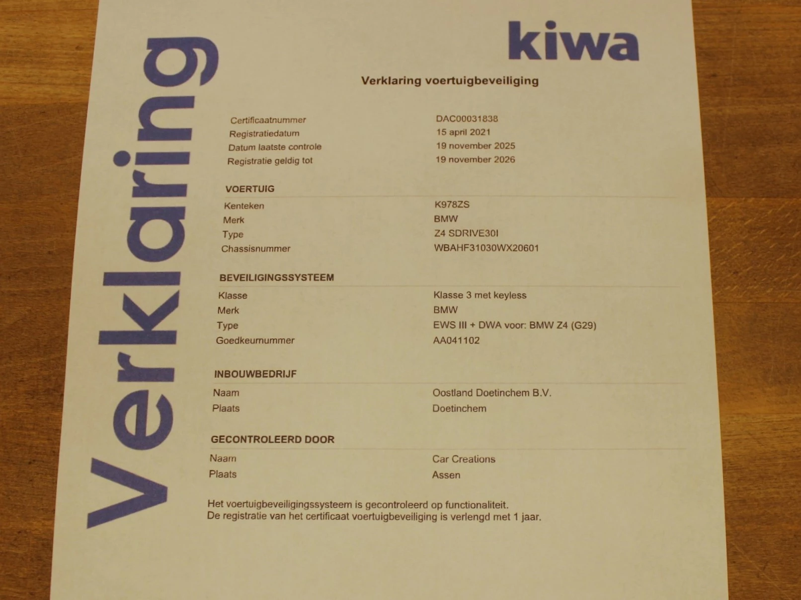 Hoofdafbeelding BMW Z4