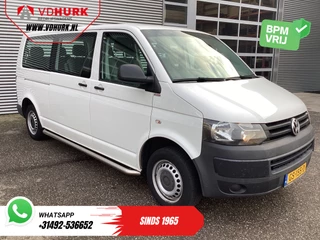 Volkswagen Transporter 2.0 TDI L2 EXPORT MARGE 9 Persoons/ Combi/ Kombi/ 9Pers./ Airco / Sidebars/ 2x2x3