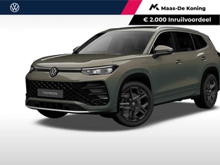 Hoofdafbeelding Volkswagen Tayron Volkswagen Tayron R-Line-Edition 1.5 eHybrid 204 pk 6 versn. DSG · Black Style Pakket · Trekhaak incl. aanhangermanoeuvreerhulp ‘Trailer Assist’ · Winter Pakket ·