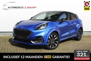 Ford Puma 1.0 EcoBoost Hybrid ST-Line Vignale // 12-2021 - Handgeschakeld mHEV - Winter Pack - Zwart dak - B&O - Camera - Leder - Massagestoelen - CarPlay & Android Auto