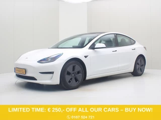Hoofdafbeelding Tesla Model 3 Tesla Model 3 Long-Range AWD 351pk 75 kWh FACELIFT [ ENHANCED AUTOPILOT+WARMTEPOMP+620KM WLTP+PREMIUM AUDIO ]