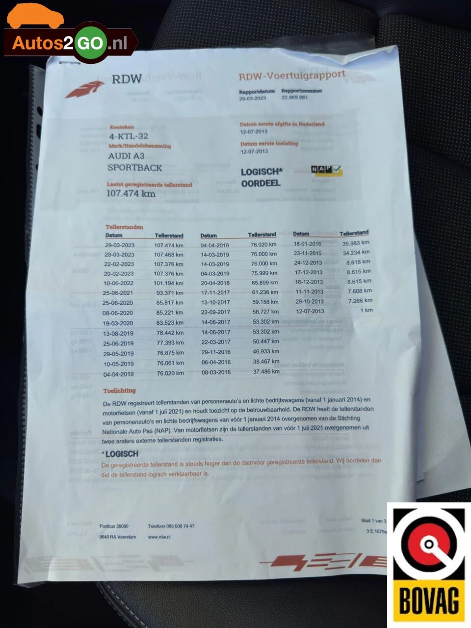 Hoofdafbeelding Audi A3