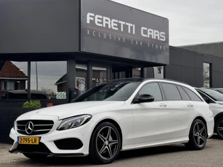 Mercedes-Benz C-Klasse Estate 200 2.0 AUT7 AMG-LINE. PANODAK SPORT-LEDER NAVI AIRCO LED LMV PDC
