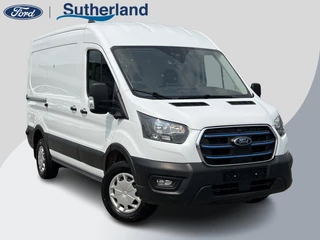 Hoofdafbeelding Ford E-Transit Ford E-Transit 350 L2H2 Trend 68 kWh 184pk | ZUID | Pro Power on board | Navigatie | Adaptieve Cruise |  Digitale binnenspiegel | Laadruimtebescherming | Reservewiel | H7 batterij | LED laadruimteverlichting