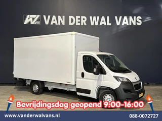 Peugeot Boxer 2.2 BlueHDi 141pk Bakwagen 435cm Lang Laadklep Euro6 Airco | Cruisecontrol | 1095kg laadvermogen Bijrijdersbank