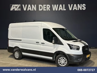 Ford Transit 2.0 TDCI L2H2 Euro6 Airco | 2450kg Trekhaak | LM velgen | Verwarmde voorruit Dakdragers, Bijrijdersbank