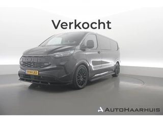 Ford Transit Custom 320 2.0 TDCI L2H1 BLACK EDITION | Automaat | Dubb.Cab. | Camera | 19" | Verlaagd | Lederen Bekleding