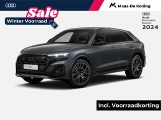 Audi Q8 Pro Line S Competition 60TFSI e 490 pk · Elektrisch glazen panorama-dak · Lichtmetalen velgen 22" · Comfortsleutel · Assistentiepakket tour & parking