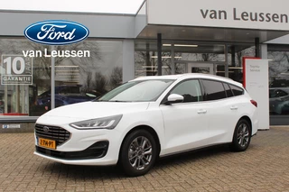 Ford Focus Wagon 125PK HYBRID TITANIUM NAVI CRUISE CLIMA APPLE/ANDROID PARK-SENSOREN PRIVACY-GLASS LM-VELGEN NL-AUTO