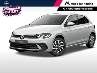 Volkswagen Polo Life Edition 1.0 TSI 95 pk 5 versn. Hand · Achteruitrijcamera · Voorraad OUTLET · Prijs is inclusief inruilpremie ·