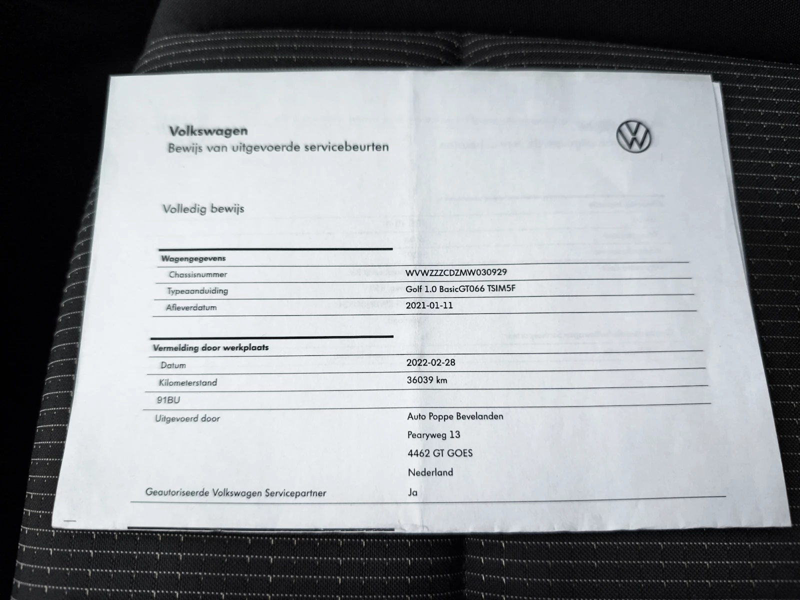 Hoofdafbeelding Volkswagen Golf