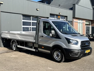 Hoofdafbeelding Ford Transit Ford Transit 350 2.0 TDCI L4H1 Maxi Openlaadbak Pick-up Bluetooth telefoon voorbereiding 3-Persoons Euro 6 open laadbak P-up Bakwagen Bpm vrij voor particulier gebruik!!