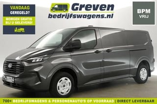 Ford Transit Custom L2H1 BPM Vrij Automaat Airco Camera Cruise Carplay 2xSchuifdeur PDC LED 3 Persoons