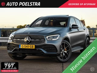 Mercedes-Benz GLC Coupe 200 AMG Facelift Schuifdak Trekhaak Multibeam LED Burmester Distronic 20"