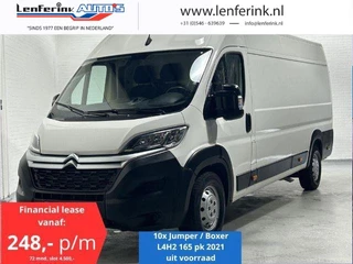 Peugeot Jumper 2.2 BlueHDi 165 pk L4H2 10x Voorraad Jumper/Boxer Airco, Navi, Camera, Cruise Control, PDC achter, 3-Zits