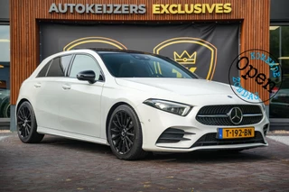 Mercedes-Benz A-klasse 250 Premium Plus AMG Panodak Widescreen Ambient Adaptive Cruise Leer Alcantara Stoelverw.