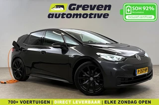 Volkswagen ID.3 58KWH First Black Edition | Snelladen | SOH 92% | Virtual | Sfeer | Adap. Cruise | Trekhaak | Carplay | Parkeersens.