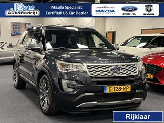 Hoofdafbeelding Ford Explorer Ford Explorer 3.5 V6 Ecoboost Platinum 370PK AWD | Automaat | 6-Persoons | Trekhaak | Panodak | Apple CarPlay