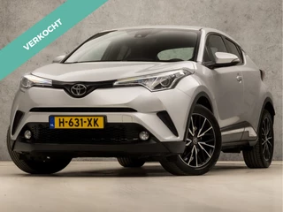 Toyota C-HR 1.2 Bi-Tone Sport (NAVIGATIE, CAMERA, LEDER, GETINT GLAS, SPORTSTOELEN, PARKEERSENSOREN, CRUISE, ZWART HEMEL, NIEUWE APK, NIEUWSTAAT)