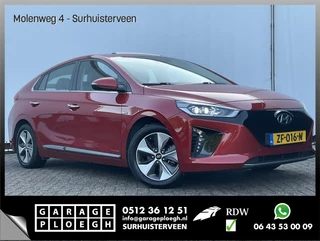 Hoofdafbeelding Hyundai IONIQ Hyundai IONIQ Premium EV Trekhaak Pano Leer Stoelverw+Ventilatie Adap.Cruise Keyless BOMVOL!