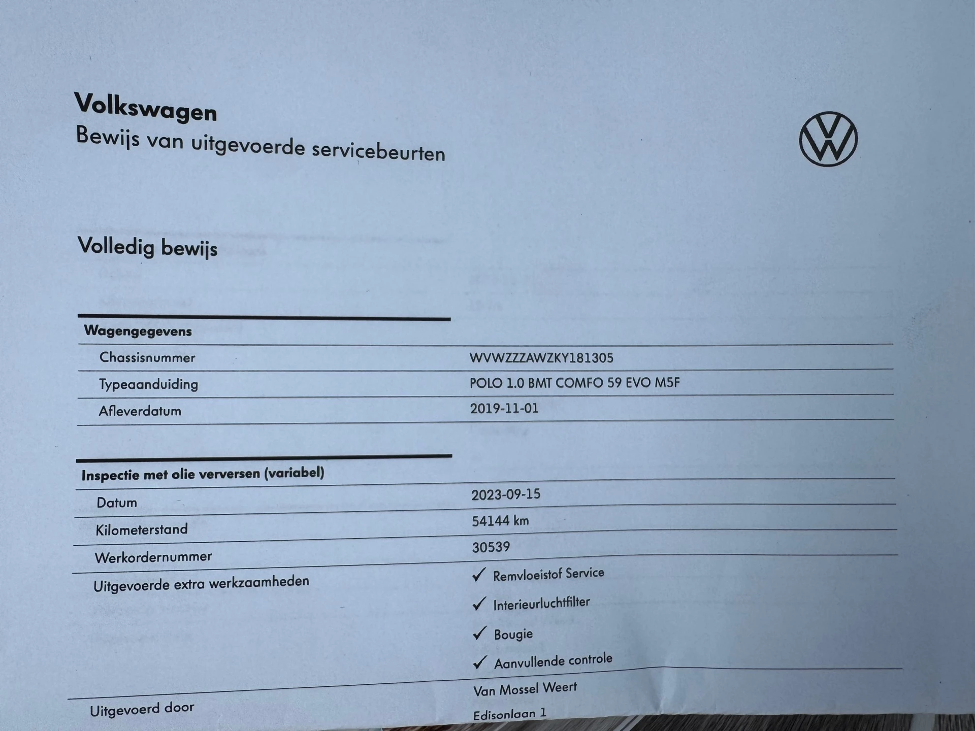 Hoofdafbeelding Volkswagen Polo