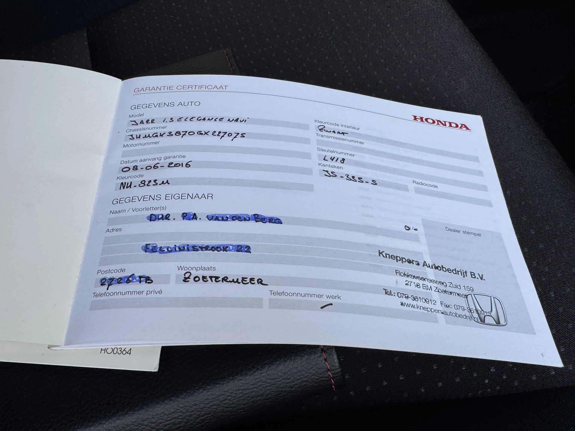 Hoofdafbeelding Honda Jazz