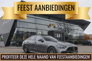 Mercedes-Benz C-klasse C300 AMG 258pk Panoramadak Burmester 3d Digital light Distronic+ Stuurassistent 360 camera 19" LMV