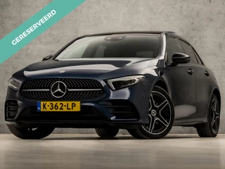 Mercedes-Benz A-Klasse 250 e AMG Sport 218Pk Automaat (SCHUIFDAK, APPLE CARPLAY, SFEERVERLICHTING, MEMORY SEATS, CAMERA, BURMESTER, LEDER/ALCANTARA, ADAPTIVE CRUISE, GETINT GLAS, NIEUWSTAT)