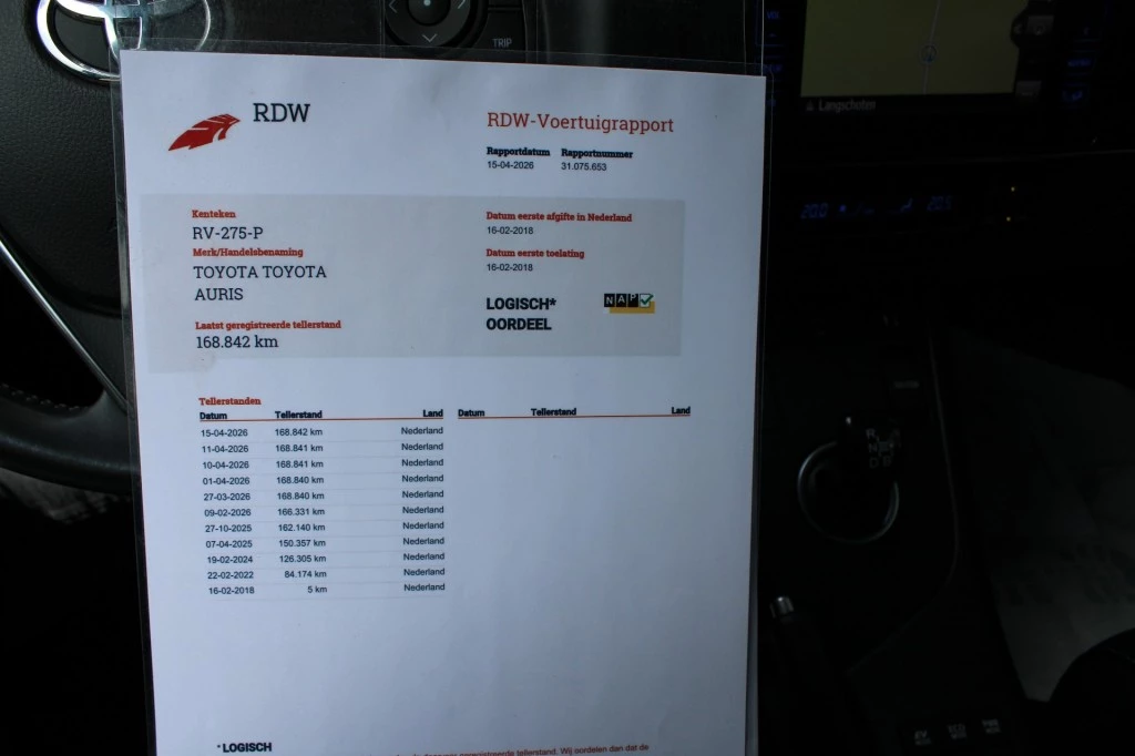 Hoofdafbeelding Toyota Auris