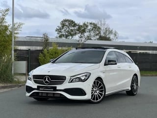 Mercedes CLA-klasse Shooting Brake 220 4-Matic AMG White Art Edition Panoramadak|Camera|Stoelverw.|Sfeerverlichting