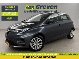 Renault ZOE R135 Zen 52 kWh Huur Accu 136PK Elektrisch 136PK Airco Cruise Camera Carplay LED 16"LMV Virtual PDC