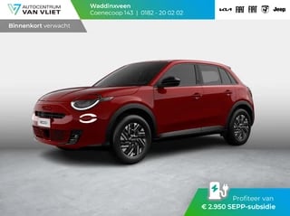 Fiat 600e RED 54 kWh | Clima | Adapt. Cruise | 16" | PDC | Apple Carplay | *SEPP Subsidie € 2.950,-