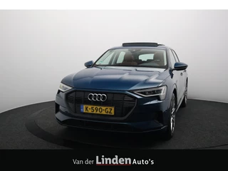 Audi e-tron 55 quattro Business Edition Plus 95 kWh 3-Fase SOH 93,2% | Panoramadak | Trekhaak | Leer | Navigatie