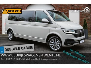 Volkswagen Transporter T6.1 2.0 TDI 150 PK DSG CARAVELLE L2H1 DUB/CAB A-Deuren ACC | LED | Digital Cockpit | Leder | Apple Carplay/Android Auto