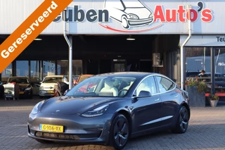 Tesla Model 3 Long Range AWD 75 kWh 87,2% SOH, BTW Auto, Wit lederen interieur, Trekhaak, BTW Auto