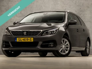 Peugeot 308 SW 1.2 PureTech Sport Automaat (PANORAMADAK, APPLE CARPLAY, GROOT NAVI, 360 CAMERA, LEDER, SPORTSTOELEN, CAMERA, TREKHAAK, CRUISE, NIEUWSTAAT)
