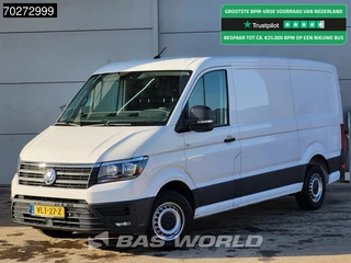 Volkswagen Crafter 102pk L3H2 Trekhaak Airco Cruise Camera Parkeersensoren 11-2025 APK L2H1 10m3 Airco Trekhaak Cruise control