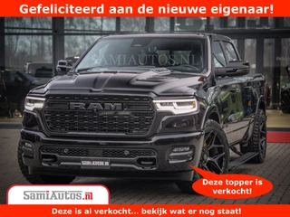 Dodge Ram 1500 Limited Night High Output 540HP 706Nm | Massage + Full Option | De Meest Luxe en Volle Pick-Up in zijn Klasse | Comfortabele Dubbele Cabine met Royale 5 Zitplaatsen | BPM vrij | Nu Leverbaar uit Voorraad | Voorraad Nr 2369 - 5128
