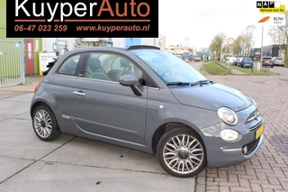 Hoofdafbeelding Fiat 500C Fiat 500 C 0.9 TwinAir Turbo Lounge cabrio 1 e eig navi clima cruise sensoren nap